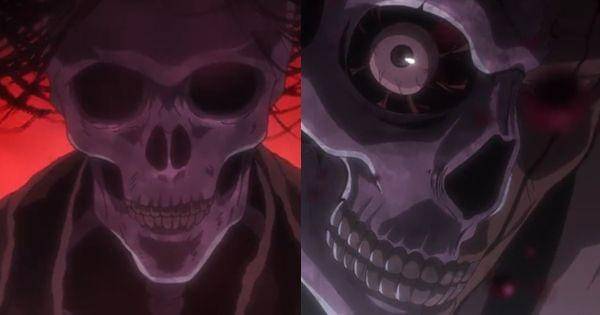 Wajah tengkorak Zaraki dan Unohana terekspos ( Dok. Pierrot / Bleach )