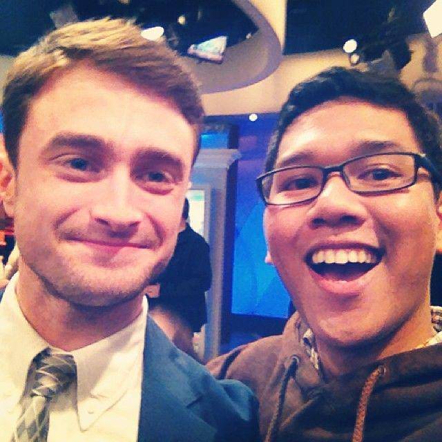 potret Iman Usman dan Daniel Radcliffe (instagram.com/imanusman)