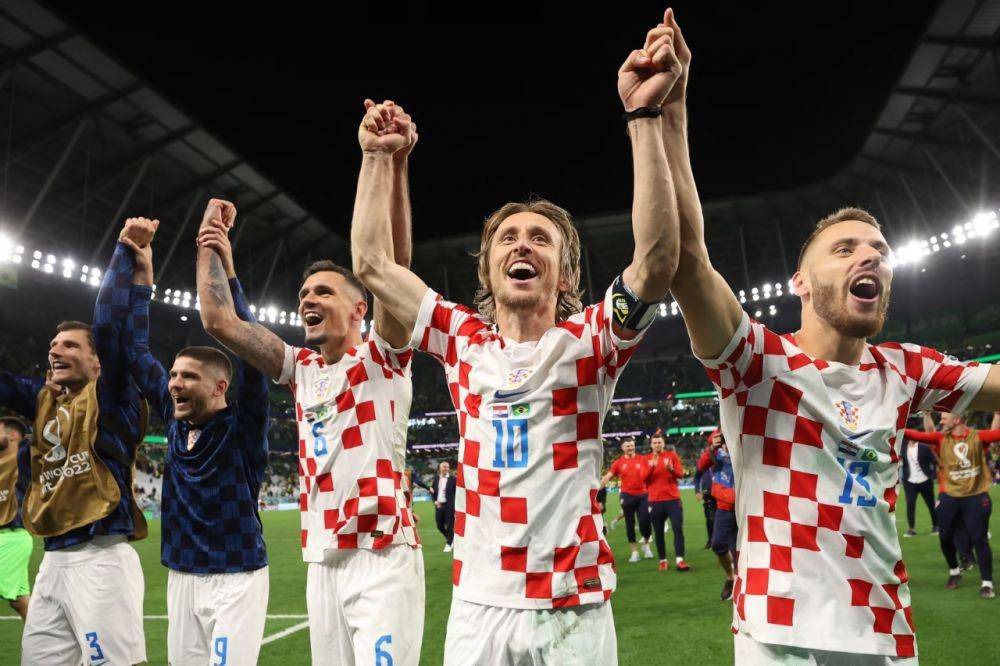 Selebrasi pemain Kroasia. (fifa.com).