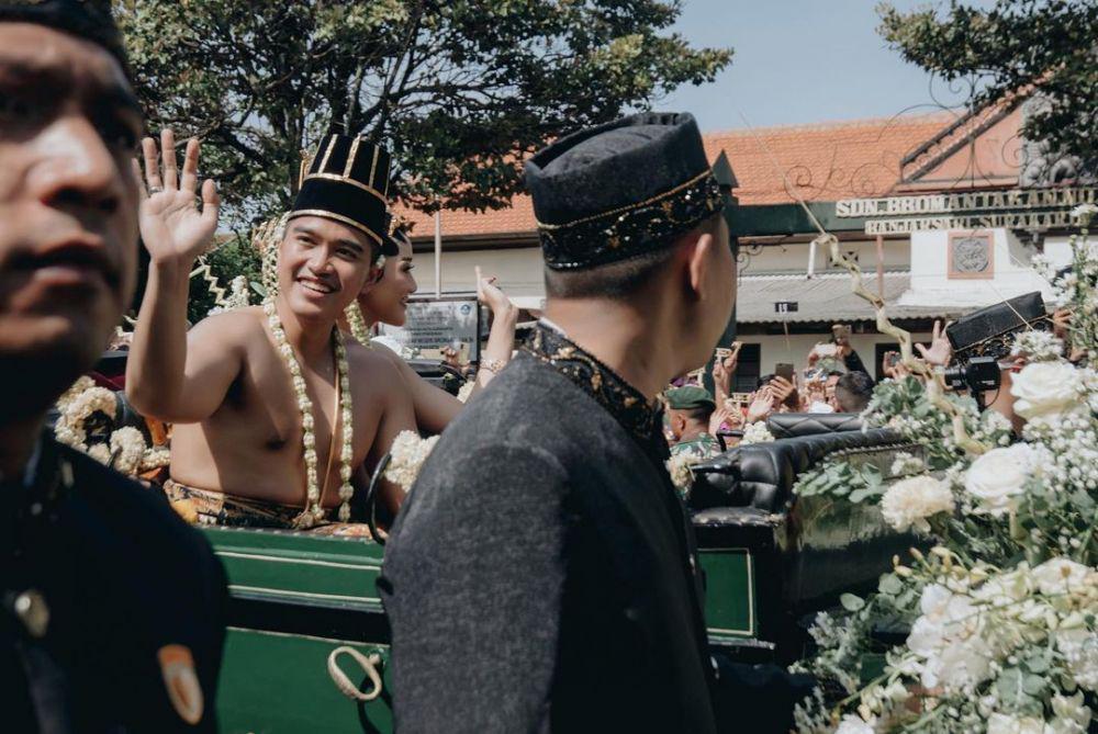 10 Potret Persiapan Kirab Budaya Kaesang dan Erina Gudono