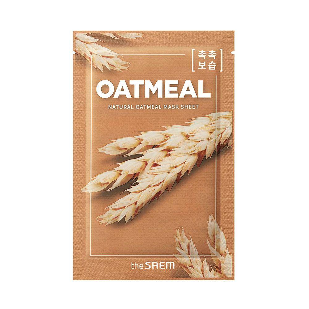 The Saem Natural Oatmeal Mask Sheet (shopee.co.id/thesaem.id)