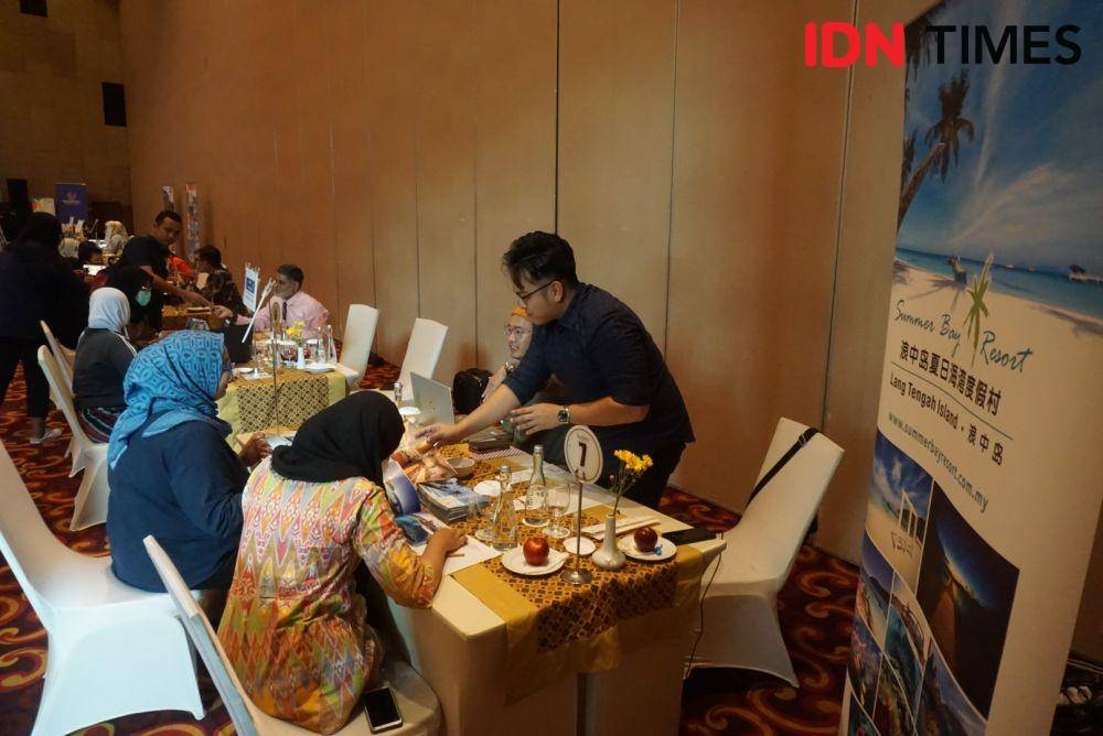 MATTA Travel Exchange (MTEX), di The Alana Hotel & Convention Center, Selasa (13/12/2022). (IDN Times/Herlambang Jati Kusumo).