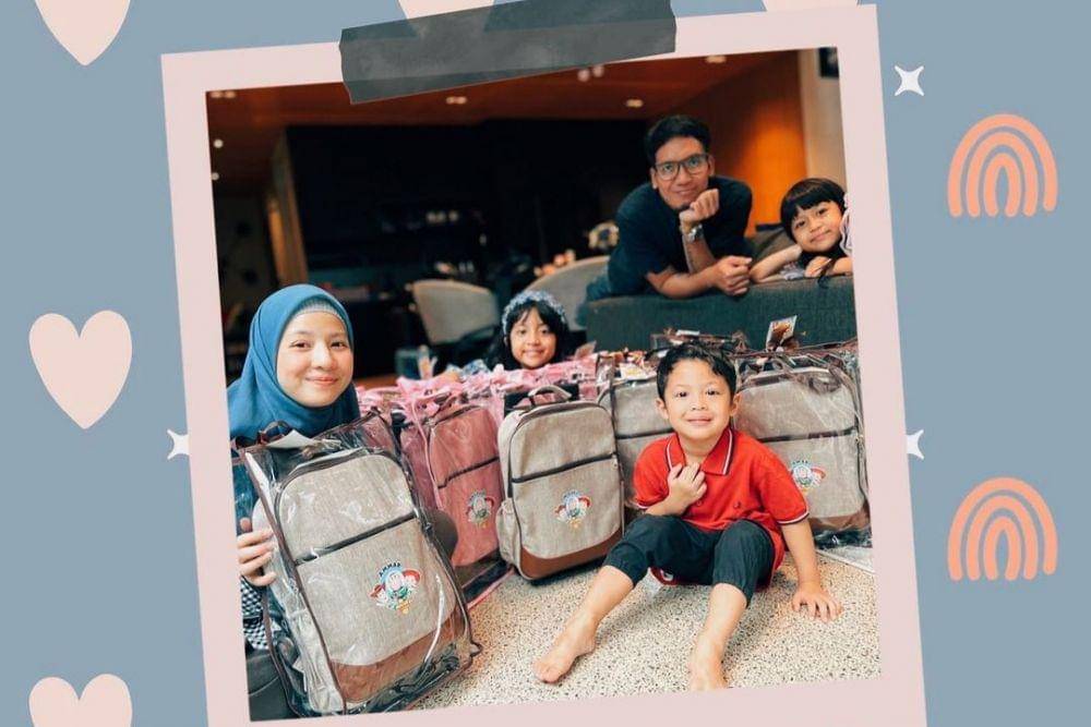 Momen ulang tahun Miguel (instagram.com/natasharizkynew)