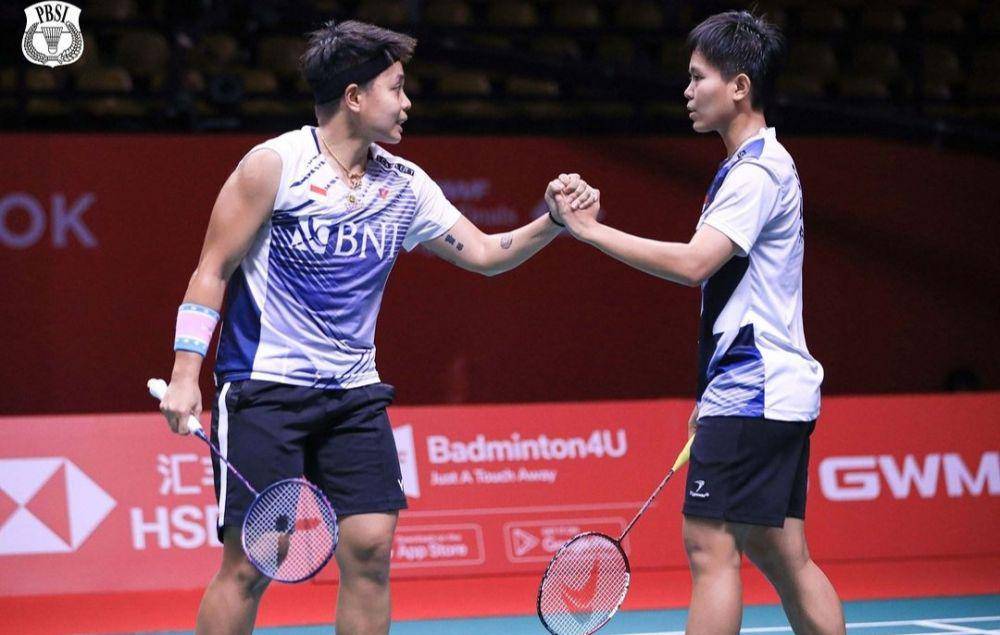 Apriyani Rahayu/Siti Fadia (instagram.com/badminton.ina)