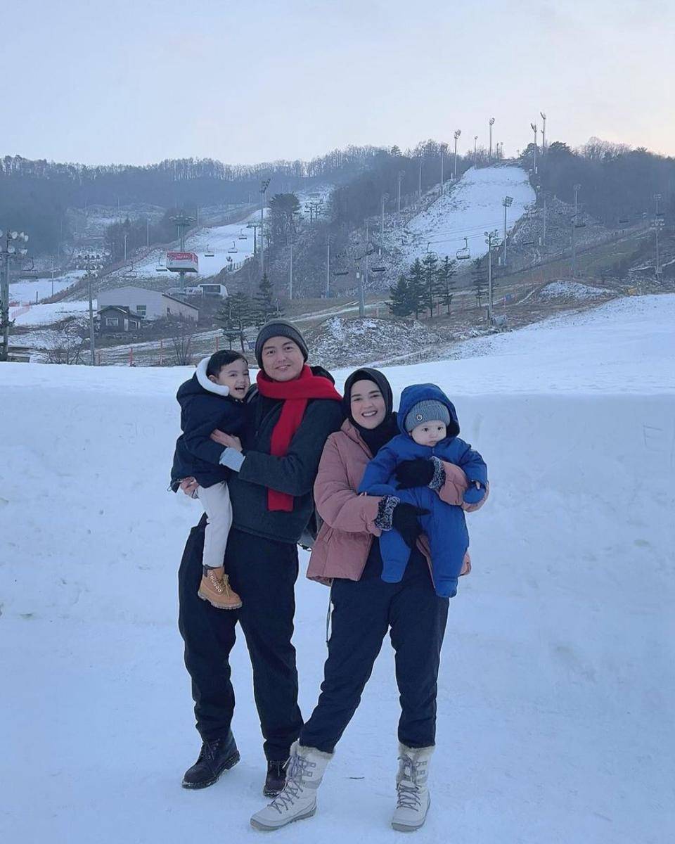 potret Shaquille dan Jourell liburan ke Korea Selatan (instagram.com/cutratumeyriska)