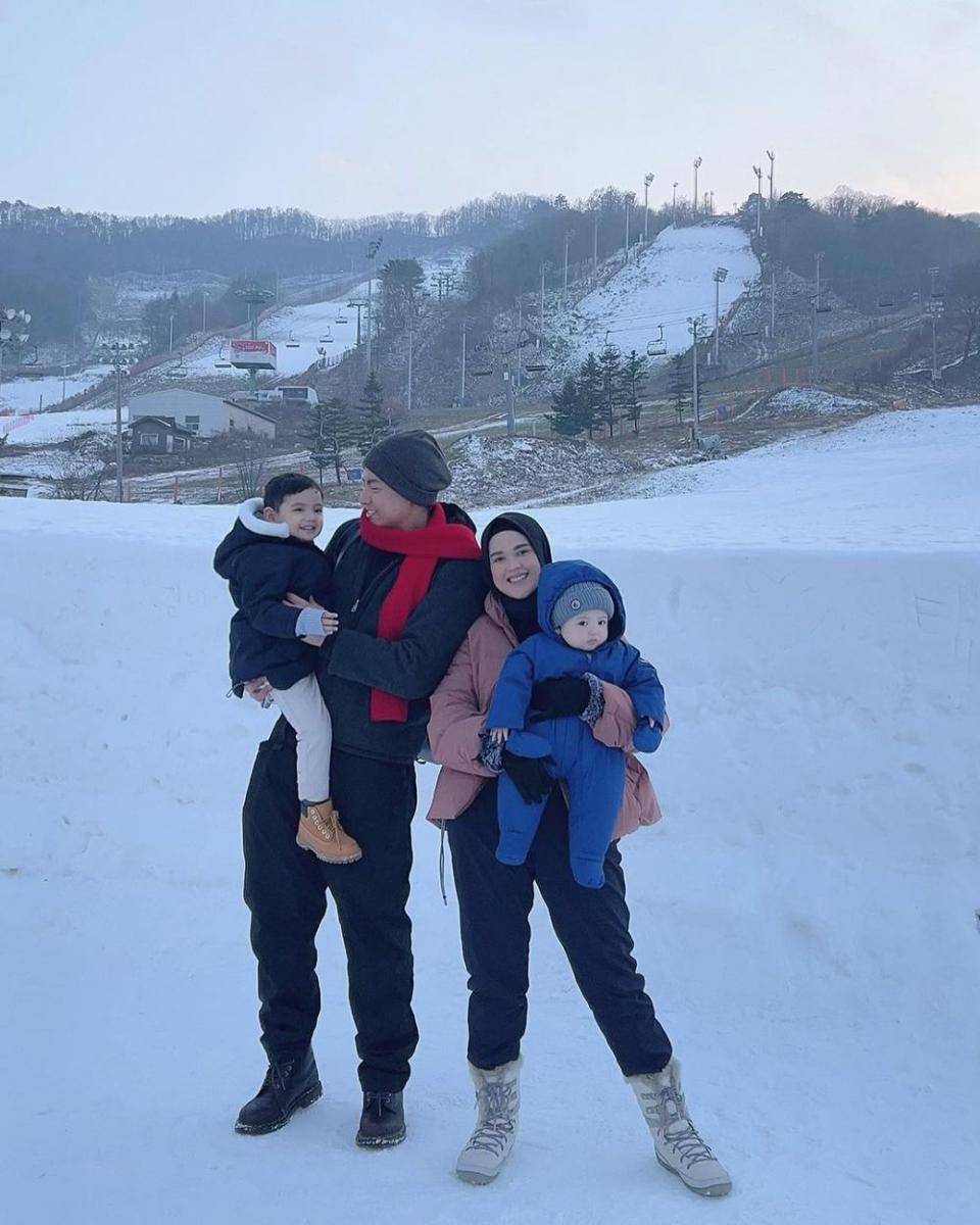 potret Shaquille dan Jourell liburan ke Korea Selatan (instagram.com/cutratumeyriska)