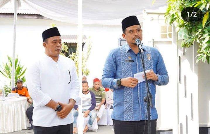Wali Kota Medan Bobby Nasution dan Wakil Wali Kota Medan Aulia Rahman (Instagram @bobbynst)