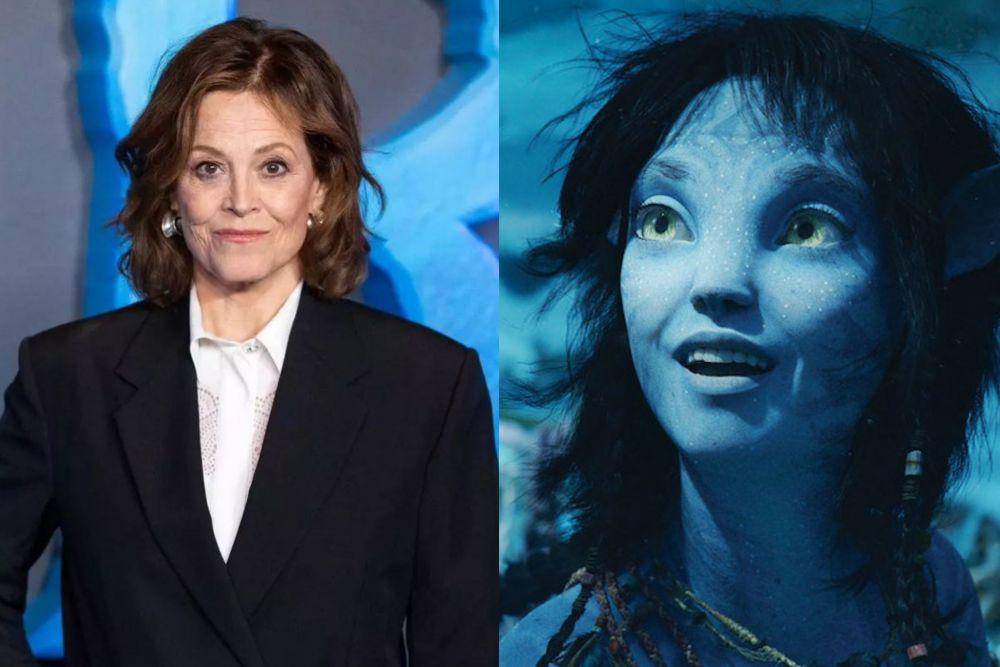 potret Sigourney Weaver dan Sigourney Weaver dalam film Avatar: The Way of Water (instagram.com/sigourney.weaver.242 | dok. 20th Century Studios/Avatar: The Way of Water)