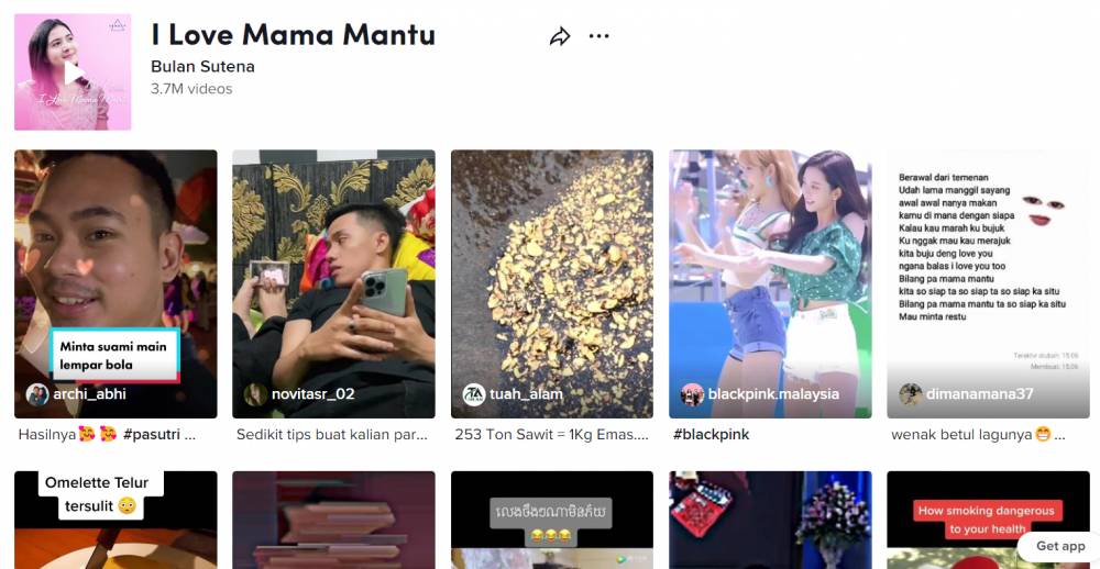 Lagu dan tren TikTok 2022 (Dok. TikTok)