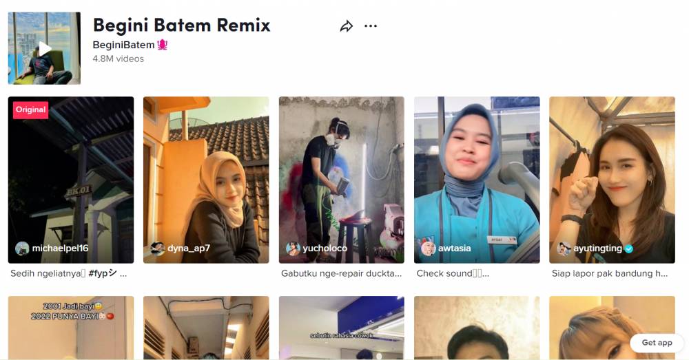 Lagu dan tren TikTok 2022 (Dok. TikTok)