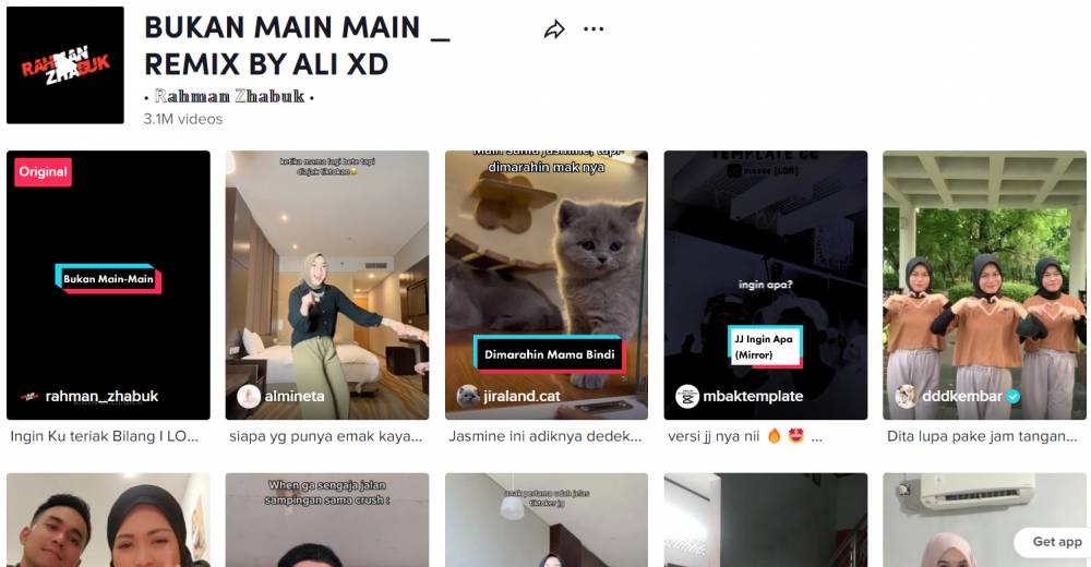 Lagu dan tren TikTok 2022 (Dok. TikTok)