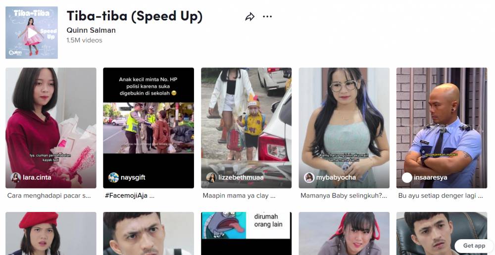Lagu dan tren TikTok 2022 (Dok. TikTok)
