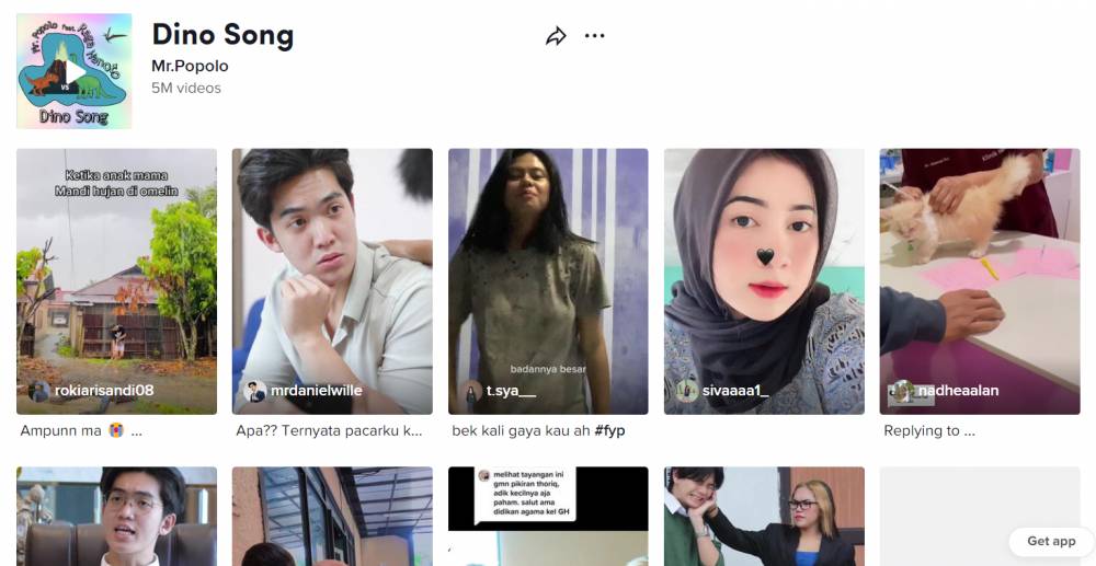 Lagu dan tren TikTok 2022 (Dok. TikTok)