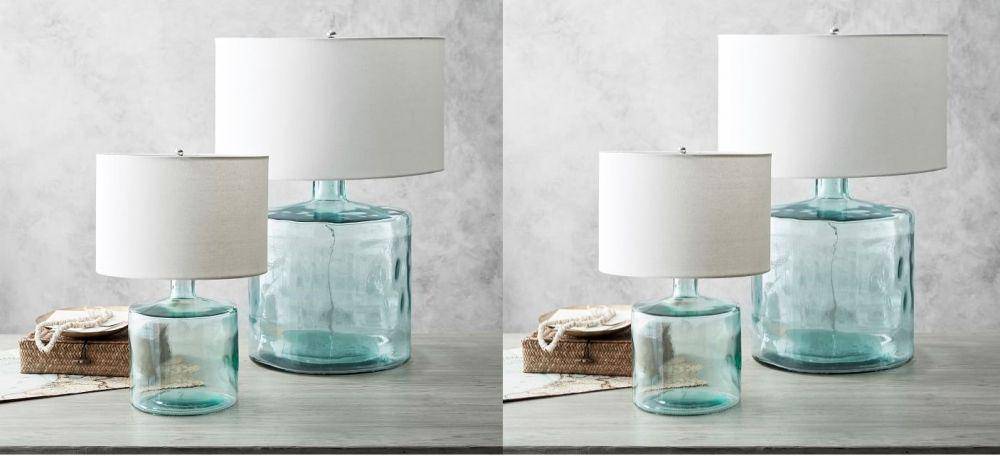 ilustrasi DIY lampu meja dari botol (theinspiredroom.net)
