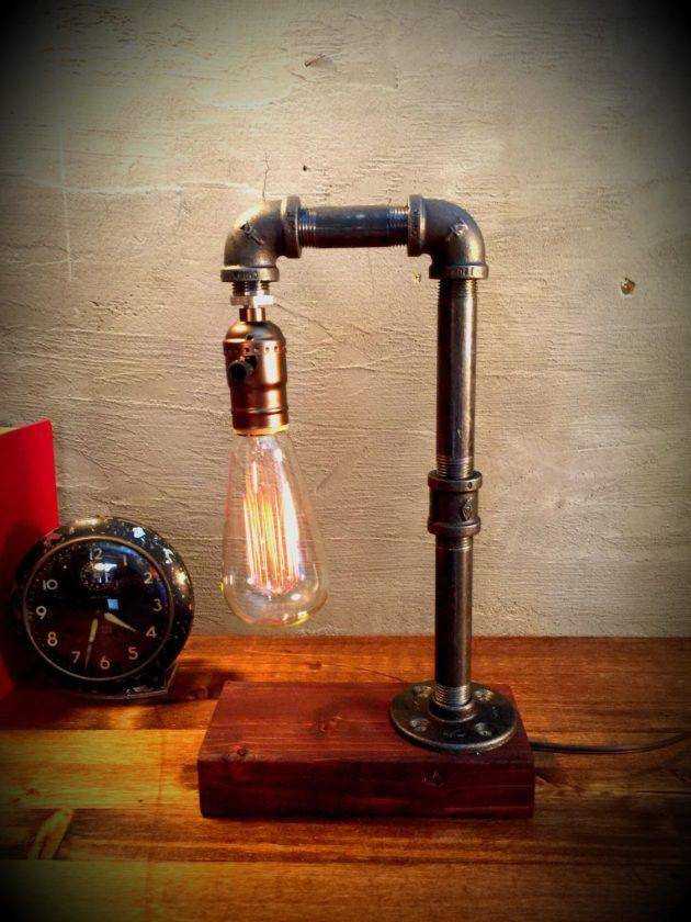 ilustrasi lampu meja dari pipa (architectureartdesigns.com)