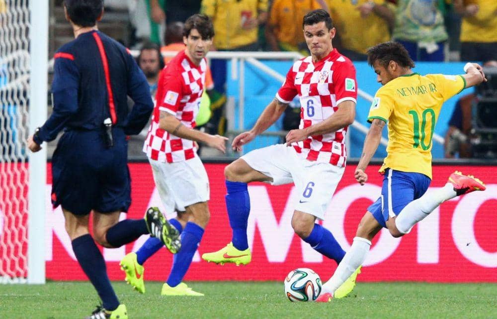 Brasil lawan Kroasia di Piala Dunia 2014 (fifa.com)