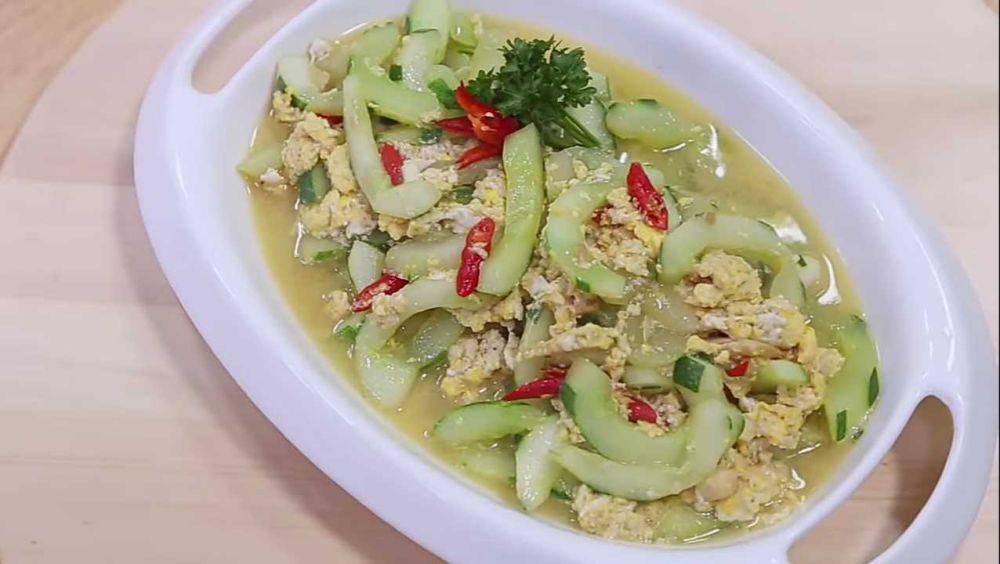 tumis timun telur (youtube.com/Simple Rudy TV)