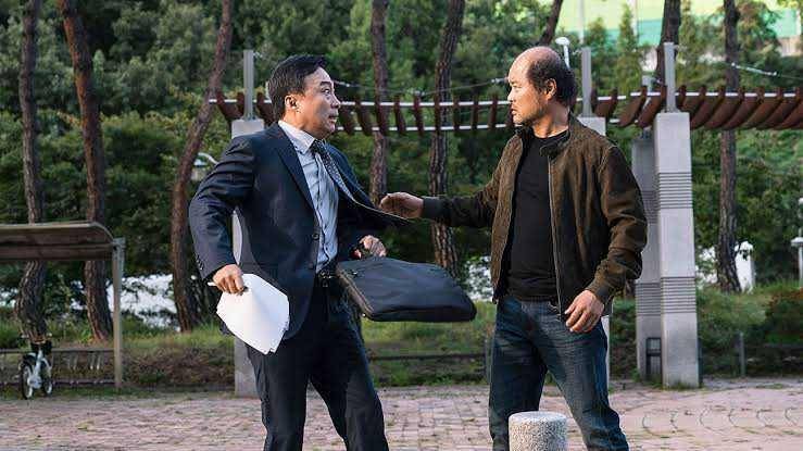 Lee Sung Min di The Witness. (filmedinether)