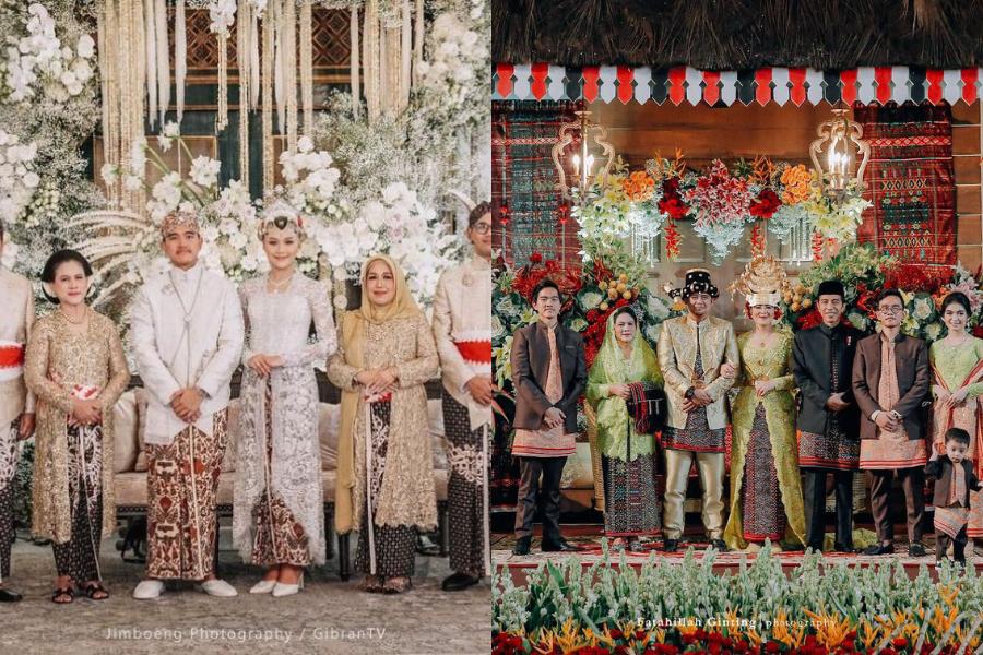 9 Inspirasi Kebaya Seragam untuk Pernikahan ala Keluarga Jokowi
