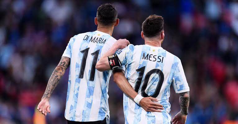 Angel Di Maria dan Lionel Messi (fifa.com)
