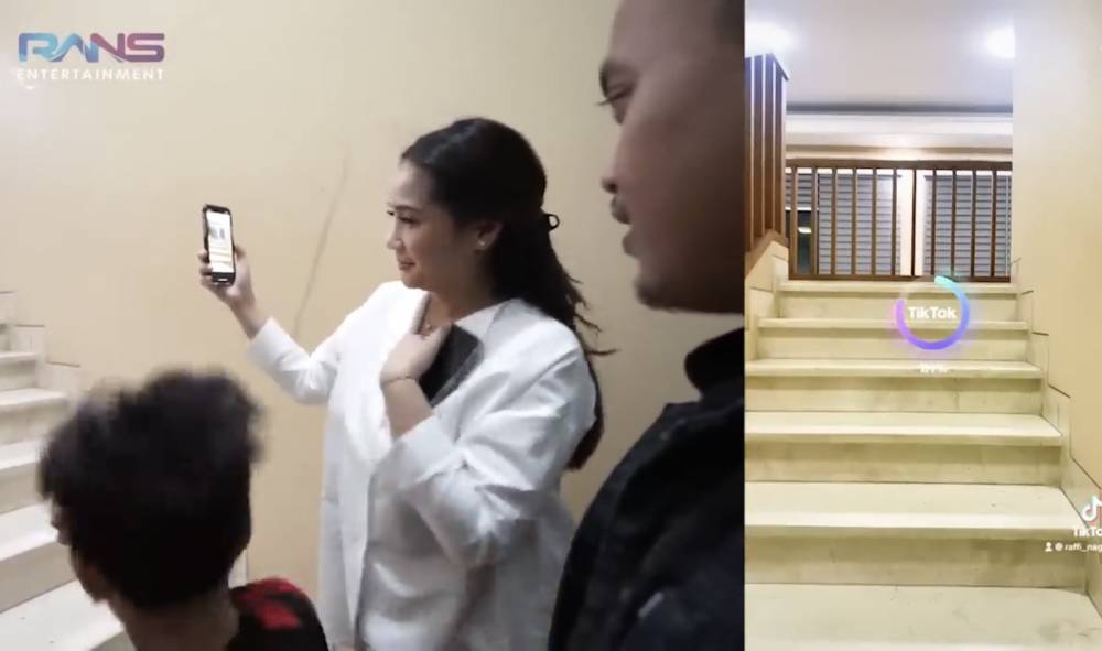 momen Gigi coba filter anime untuk cari hantu (youtube.com/RANS Entertainment)