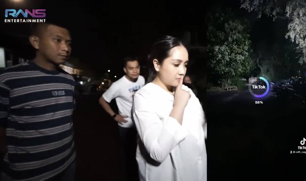 momen Gigi coba filter anime untuk cari hantu (youtube.com/RANS Entertainment)