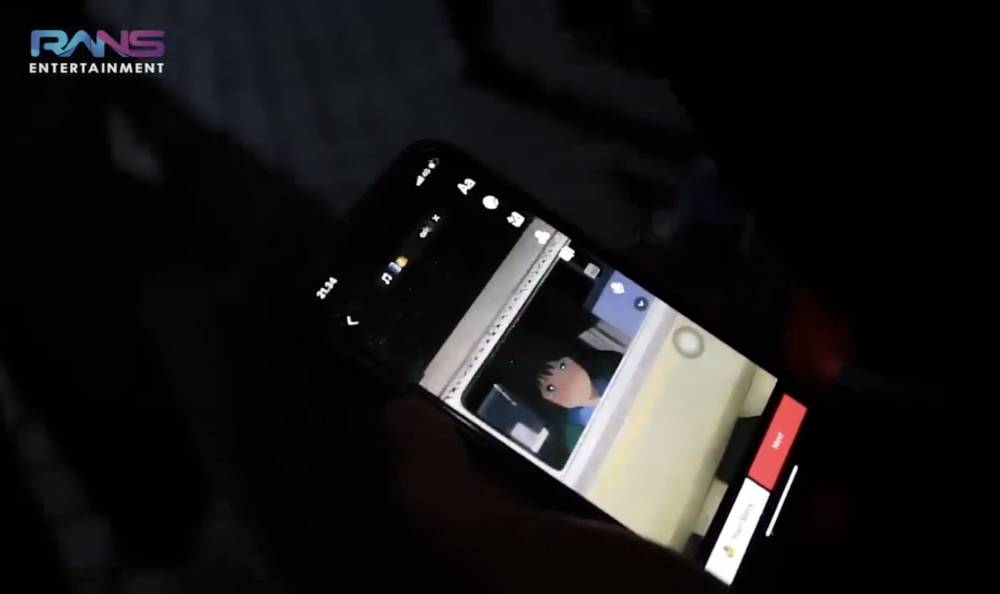 momen Gigi coba filter anime untuk cari hantu (youtube.com/RANS Entertainment)