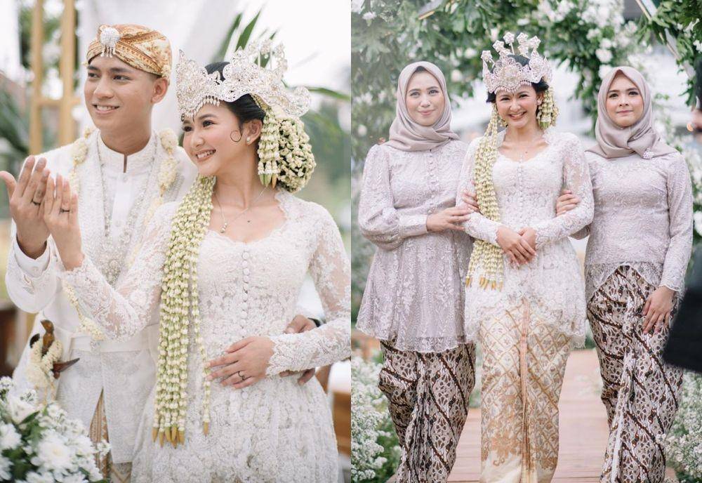 Kebaya akad nikah Dinda Azani (instagram.com/dindaazani)