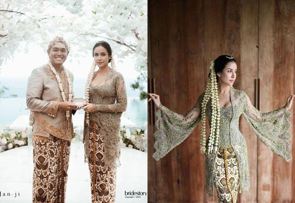 Kebaya akad nikah Estelle (instagram.com/didietmaulana)