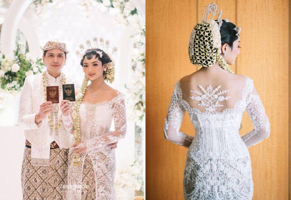 Kebaya akad nikah Glenca Chysara (instagram.com/rendijhonpratama | instagram.com/askyfebrianti)