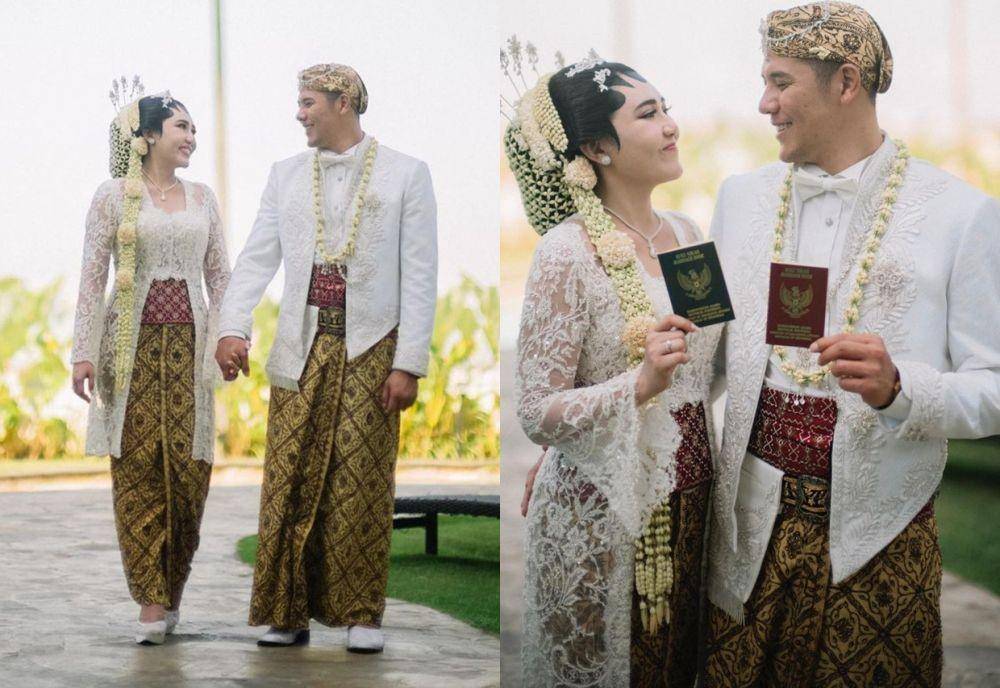 Kebaya akad nikah Via Vallen (instagram.com/moirephoto)