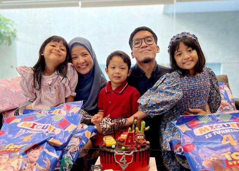 potret perayaan ulang tahun Miguel Arrawsya Janied (instagram.com/desta80s)