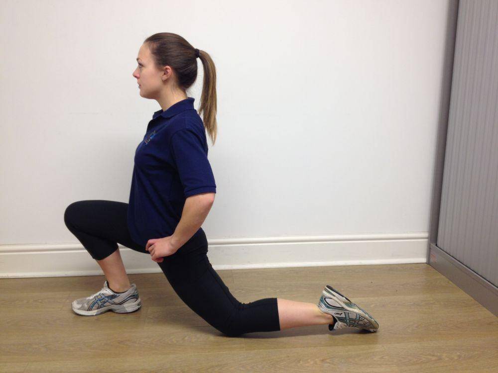 Standing Hip Flexor Stretch (g4physio.co.uk)