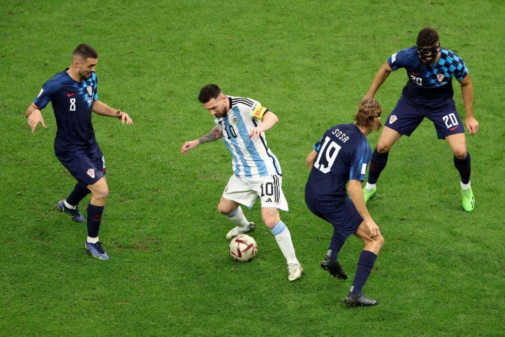 Argentina vs Kroasia di Piala Dunia 2022 (instagram.com/afaseleccion)