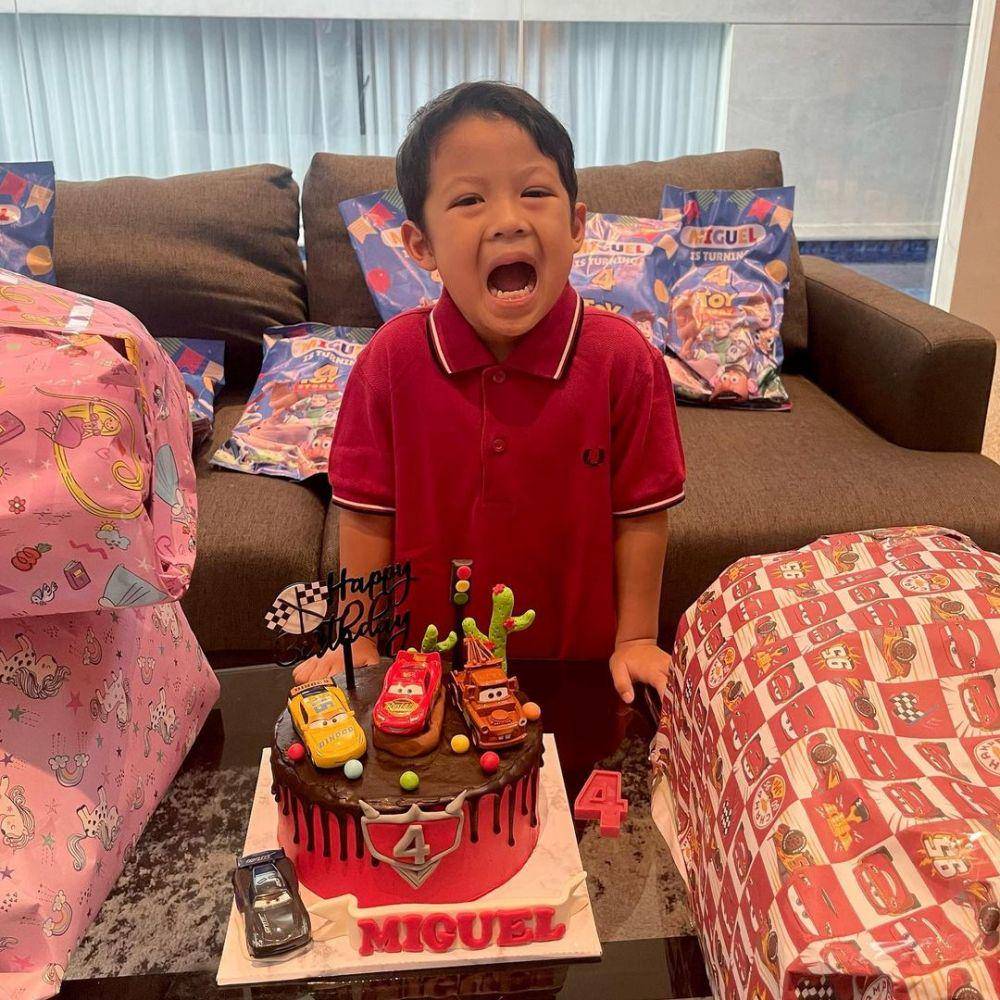 potret perayaan ulang tahun Miguel Arrawsya Janied (instagram.com/desta80s)