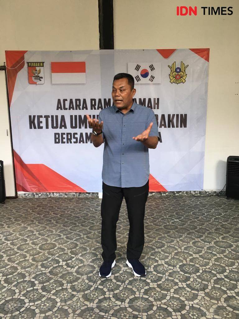 Acara ramah tamah PB Perbakin bersama atlet menembak dan atlet Korea Selatan di Jakarta, Rabu (14/12/2022). (IDN Times/Eko Ardiyanto)