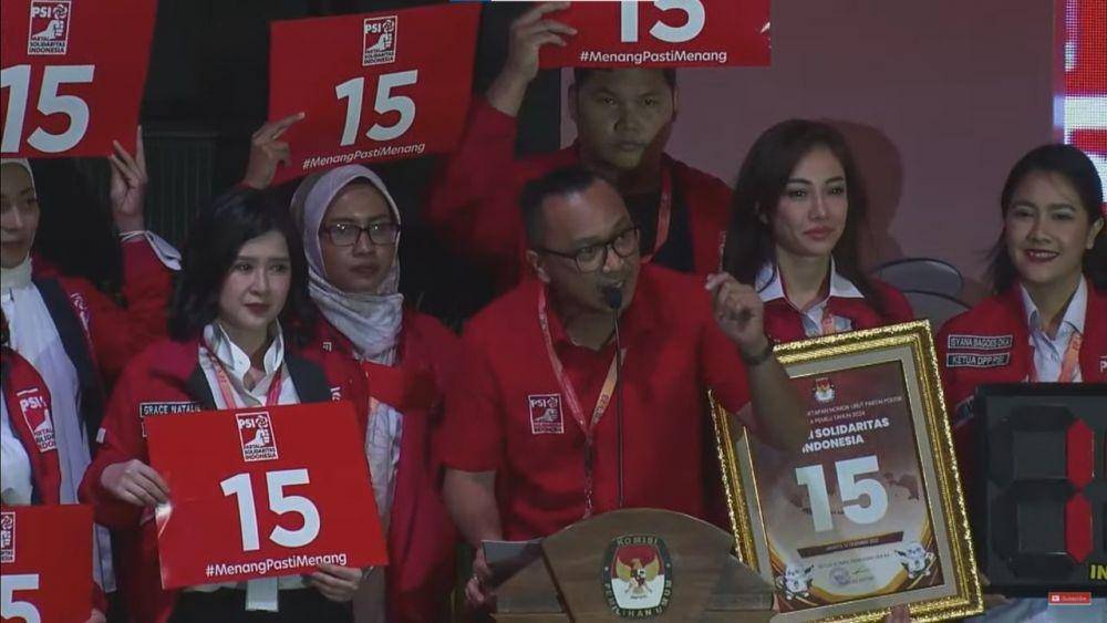 Dapat Nomor Urut 15, PSI Janji Terus Perjuangkan Suara Anak Muda
