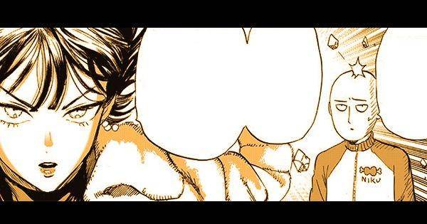 Fubuki mengungkapkan bahwa ia tahu Saitama yang mengalahkan Garou ( tonarinoyj.jp/One Punch Man )