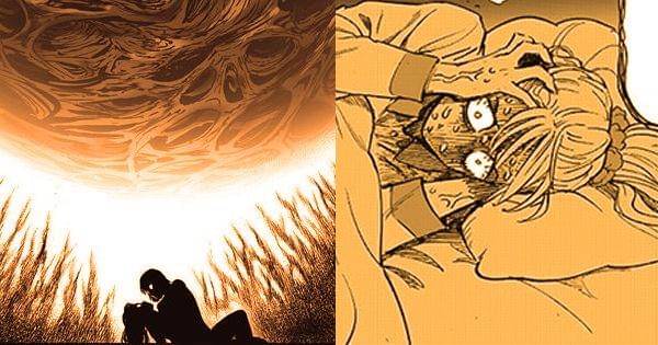 Fubuki melihat sumber kegilaan Psykos ( tonarinoyj.jp/One Punch Man )