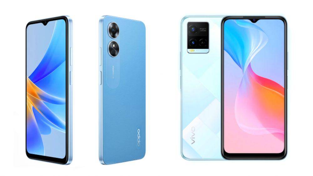 Potret OPPO A17 dan Vivo Y21 (oppo.com | vivo.com)