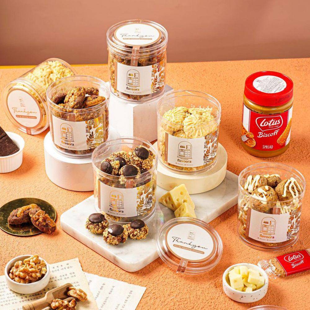 ilustrasi hamper kue kering dari Flavoora (instagram.com/flavoora)