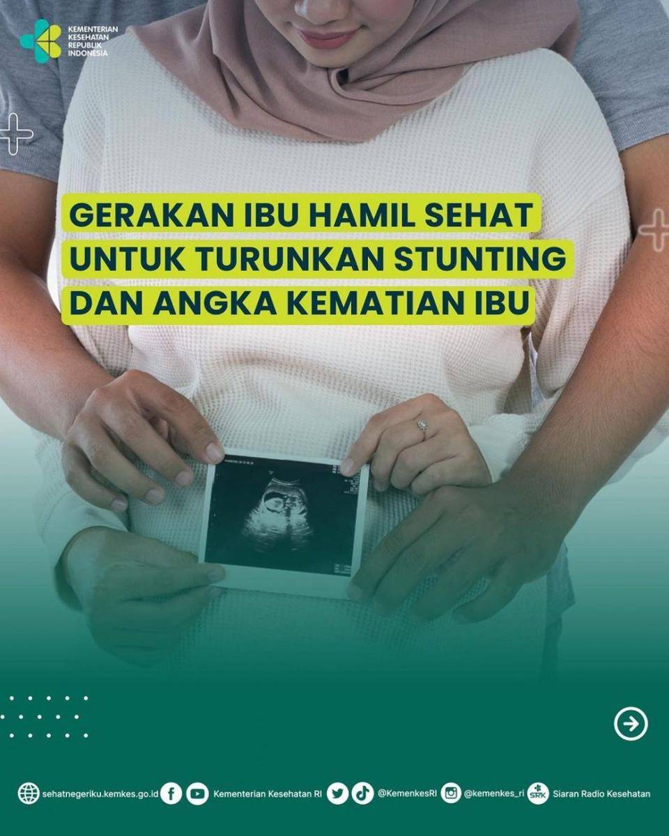 Kampanye Gerakan Ibu Hamil Sehat (instagram.com/kemenkes_ri)