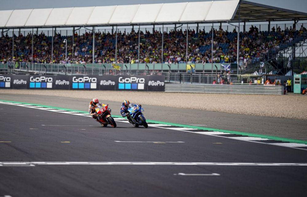 Alex Rins menang di MotoGP Inggris musim 2019. (suzuki-racing.com)