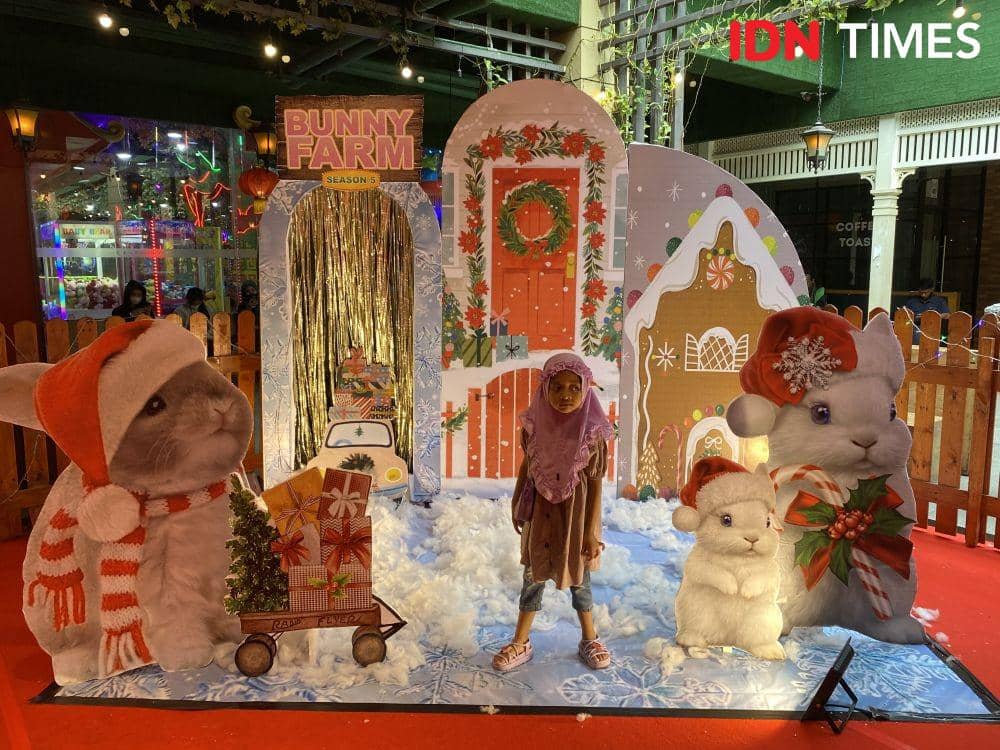 Suasana hadirnya Bunny Farm season 5 di Ringroad City Walk (IDN Times/Indah Permata Sari)