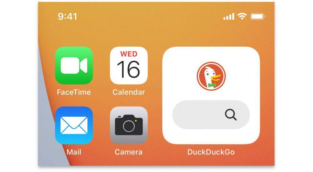 ilustrasi aplikasi mobile browser DuckDuckGo (spreadprivacy.com)