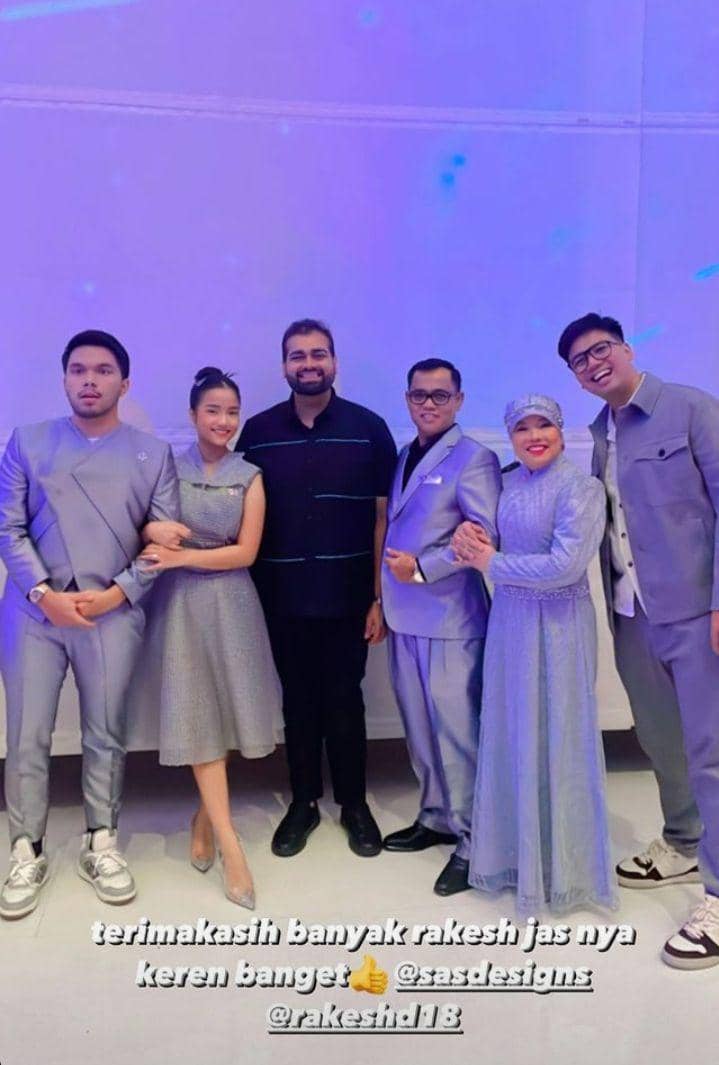potret artis di anniversary ke-6 MS Glow (instagram.com/opah_faisal)