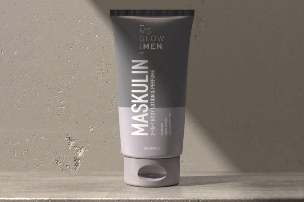 MS Glow For Men Maskulin 2in1 Body Lotion & Parfume (instagram.com/msglowformen)