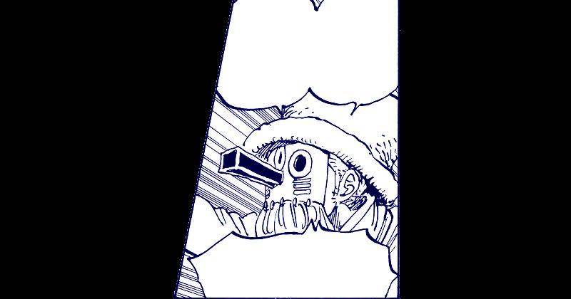 Kaku ingin bertarung dengan monster luar angkasa. (mangaplus.shueisha.co.jp/One Piece)