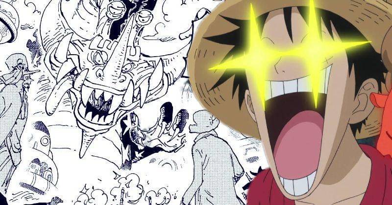 Luffy dan hologram monster luar angkasa. (Berbagai sumber)