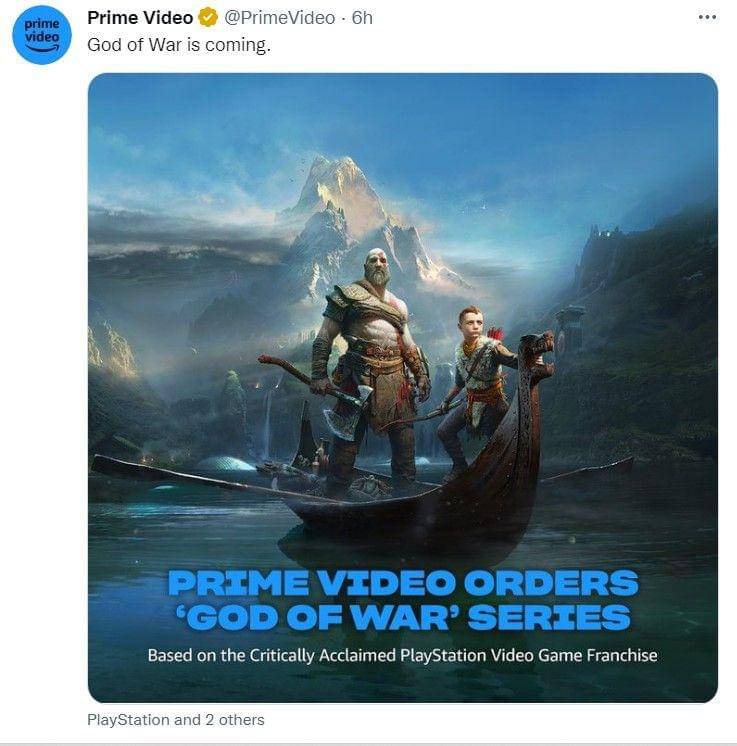 Pengumuman dari Twitter Prime Video. (twitter.com/PrimeVideo)